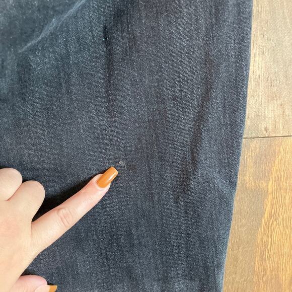 Aeropostale Womens Jeans Black Curvy High Rise Distressed Jegging Stretch 12R - Picture 14 of 15